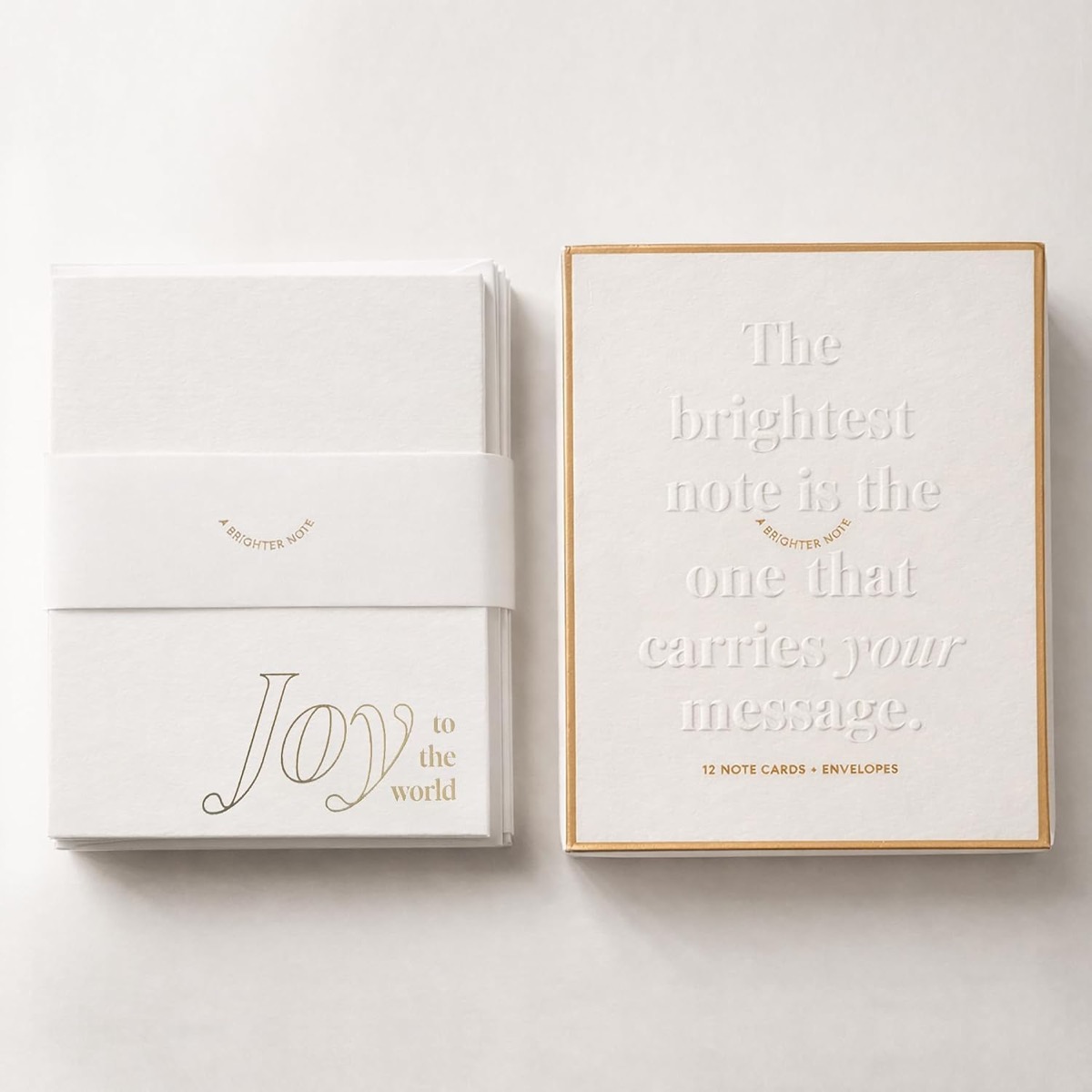 Joy to the World note cards, alternate view